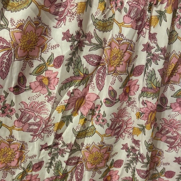 NWOT-Floral Pink and White Dress - Picture 7 of 10